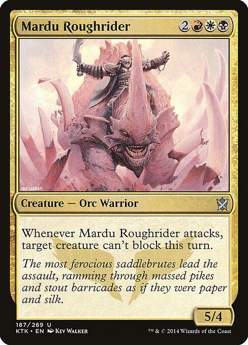Mardu Roughrider card from KTK #187