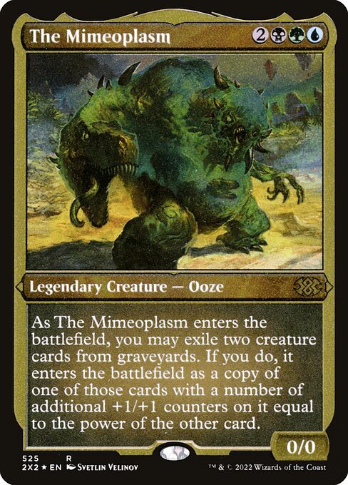 The Mimeoplasm card from 2X2 #525