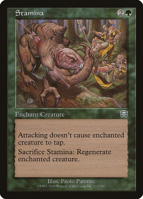 Stamina card from MMQ #277