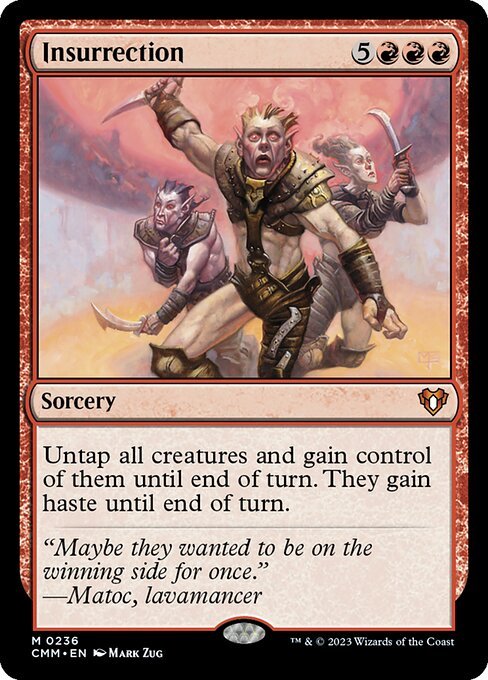Insurrection card from CMM #236
