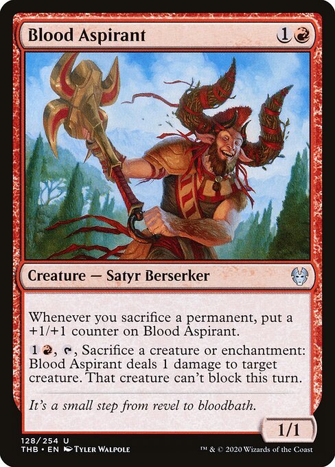 Blood Aspirant card from THB #128