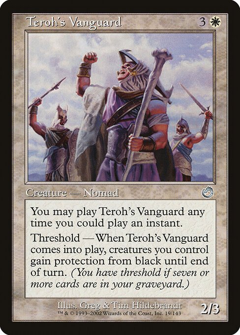 Teroh's Vanguard card from TOR #19