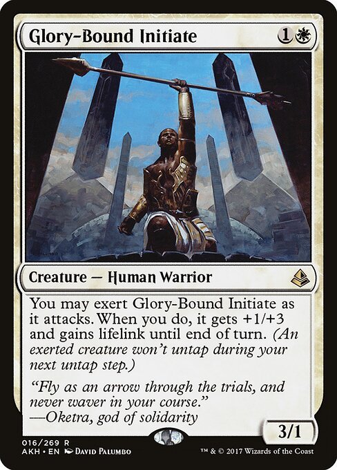Glory-Bound Initiate card from AKH #16