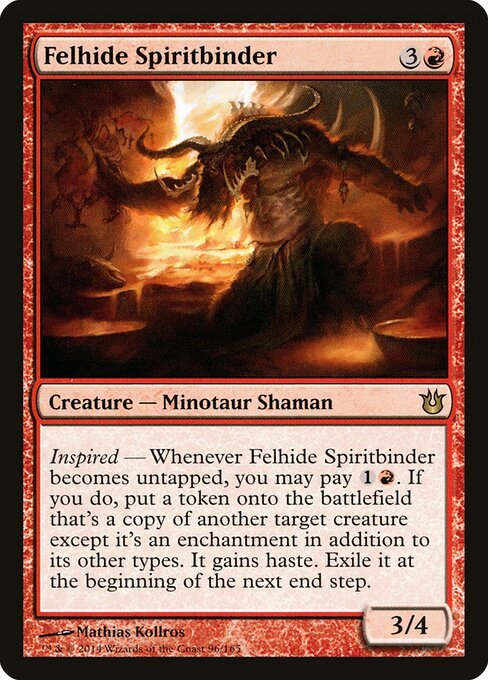 Felhide Spiritbinder card from BNG #96