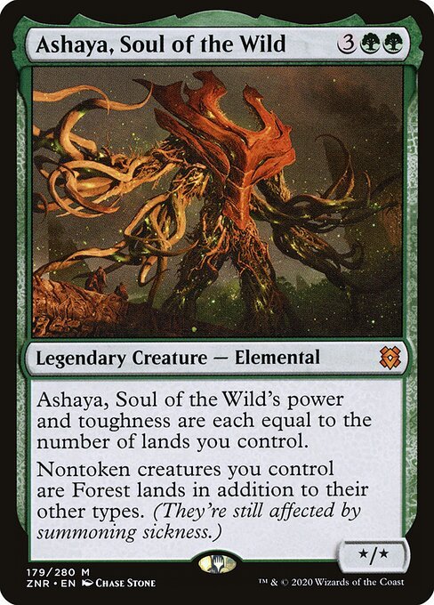 Ashaya, Soul of the Wild card from ZNR #179