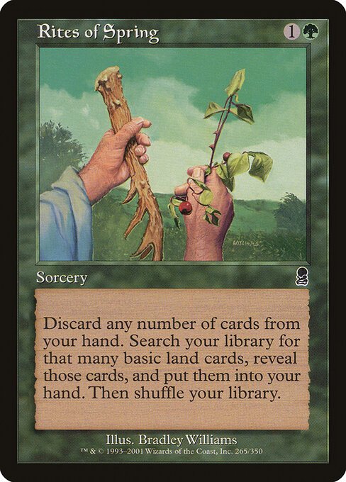 Rites of Spring card from ODY #265