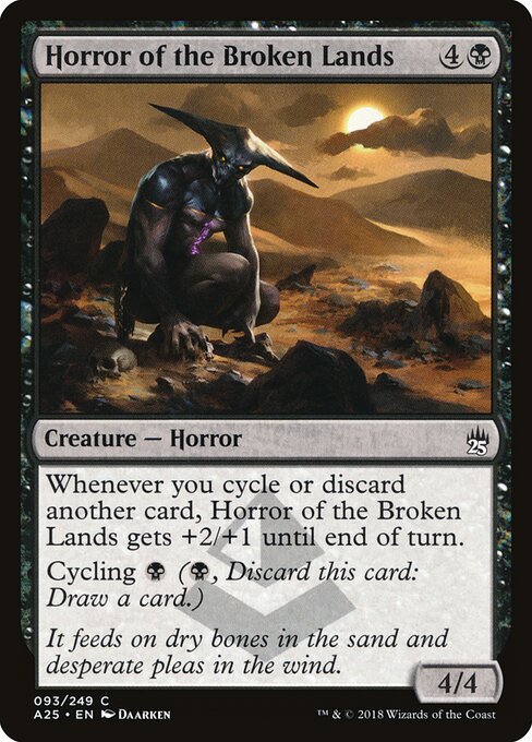 Horror of the Broken Lands card from A25 #93
