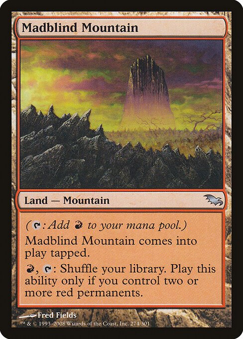 Madblind Mountain card from SHM #274