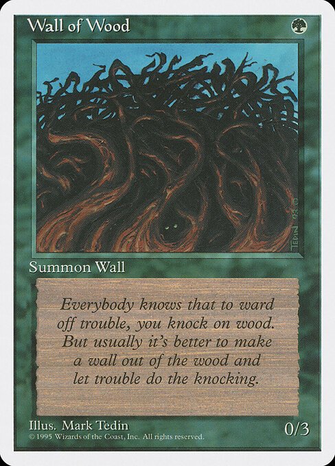 Wall of Wood card from 4ED #product-1988