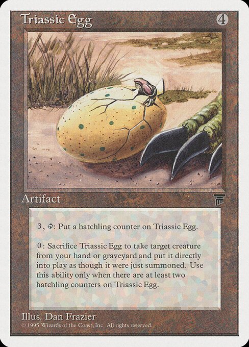 Triassic Egg card from CHR #product-3453
