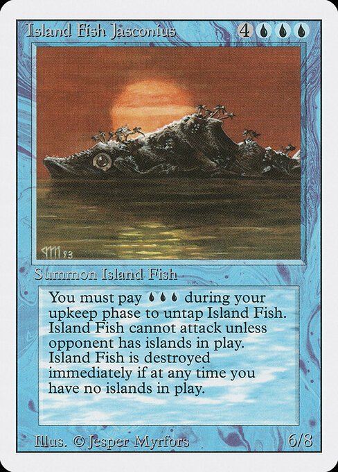 Island Fish Jasconius card from 3ED #product-1458