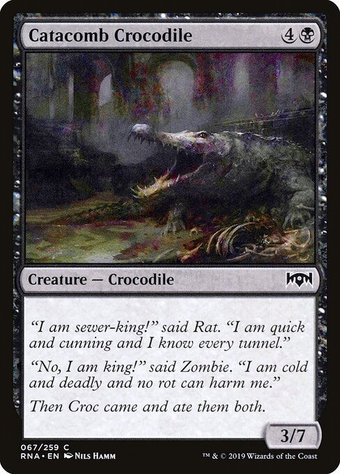 Catacomb Crocodile card from RNA #67