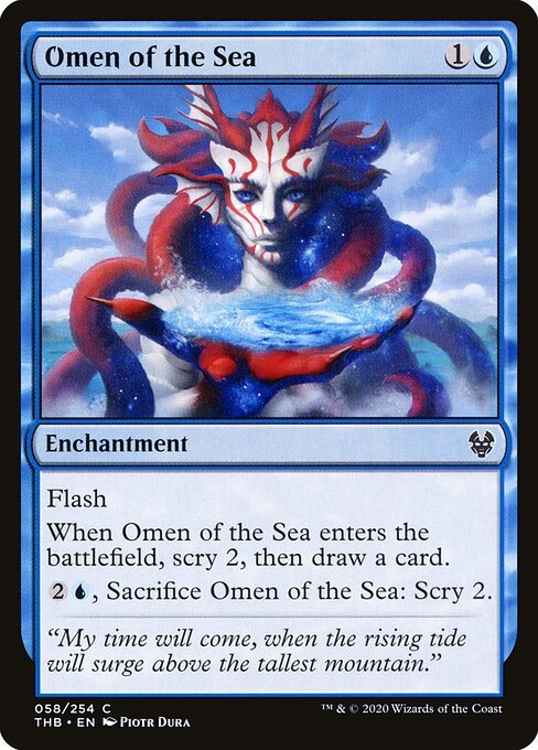 Omen of the Sea card from THB #58