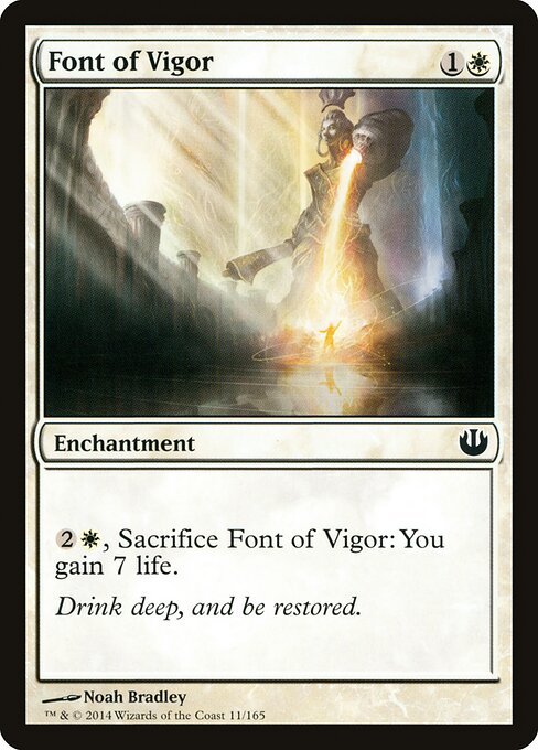 Font of Vigor card from JOU #11