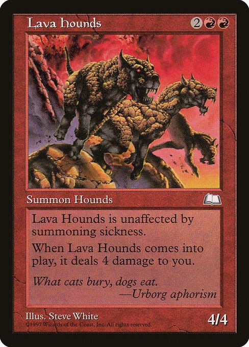 Lava Hounds card from WTH #product-6054