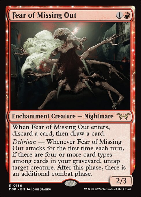 Fear of Missing Out card from DSK #136