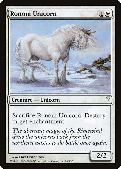Ronom Unicorn card from CSP #16