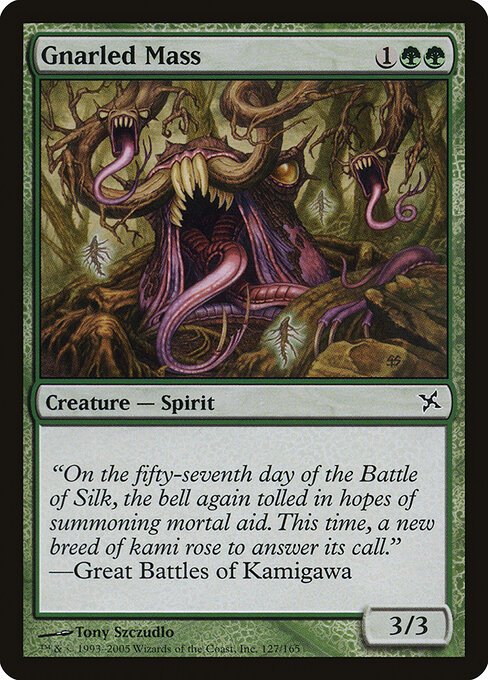 Gnarled Mass card from BOK #127