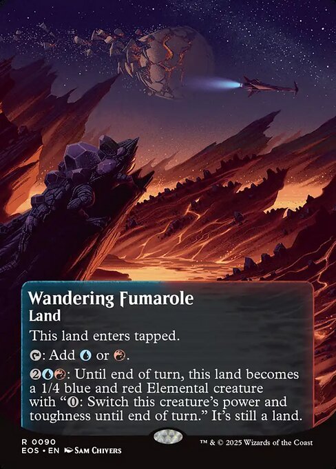 Wandering Fumarole card from EOS #90