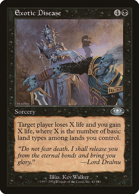 Exotic Disease card from PLS #43
