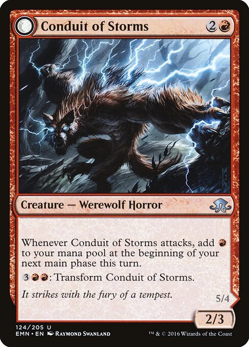 Conduit of Storms card from EMN #124