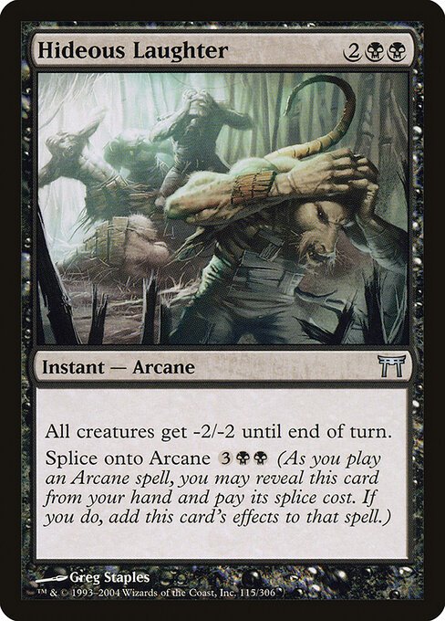 Hideous Laughter card from CHK #115