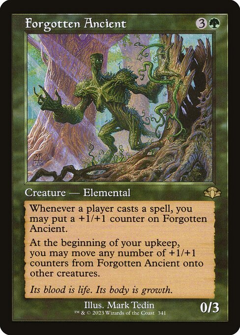 Forgotten Ancient card from DMR #341