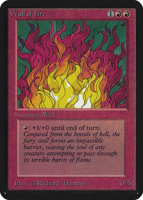 Wall of Fire card from LEA #product-1305