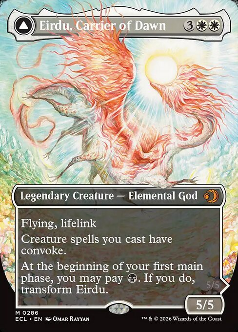 Eirdu, Carrier of Dawn card from ECL #286