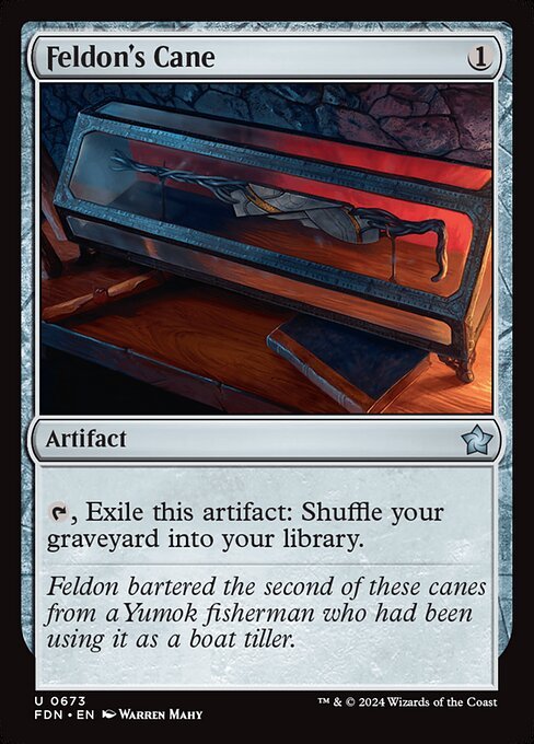 Feldon's Cane card from FDN #673
