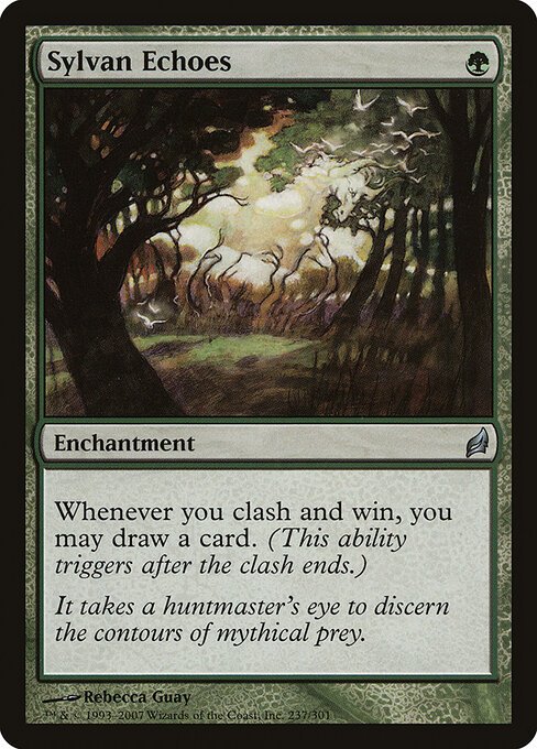 Sylvan Echoes card from LRW #237