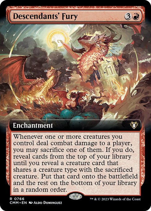 Descendants' Fury card from CMM #766