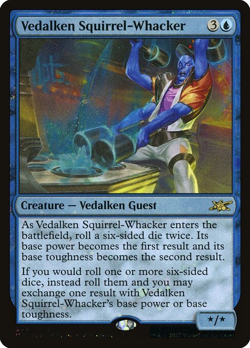 Vedalken Squirrel-Whacker card from UNF #349
