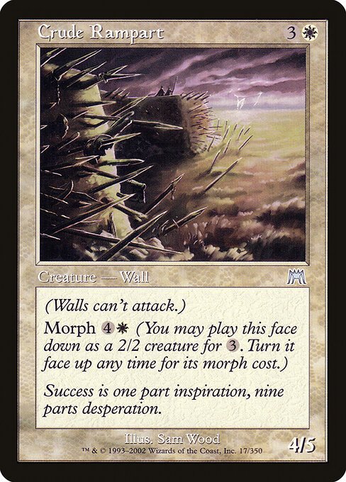 Crude Rampart card from ONS #17