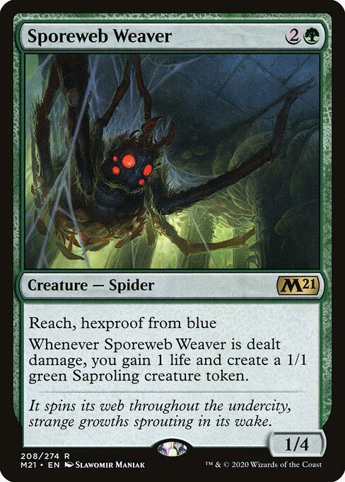 Sporeweb Weaver card from M21 #208