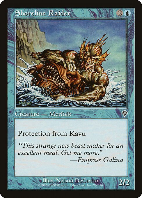 Shoreline Raider card from INV #73