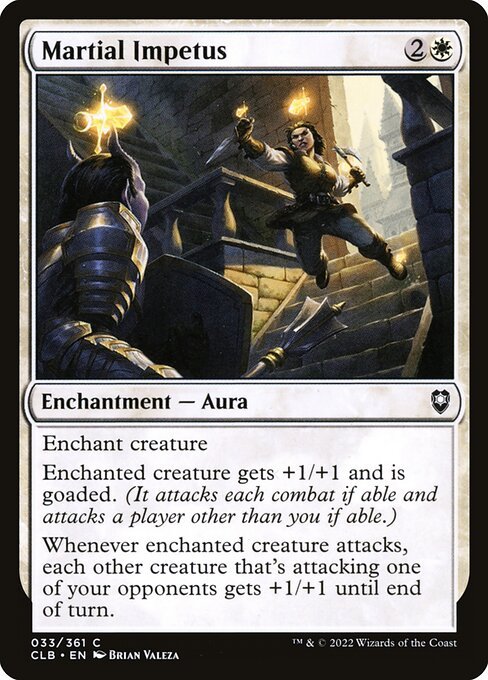 Martial Impetus card from CLB #33