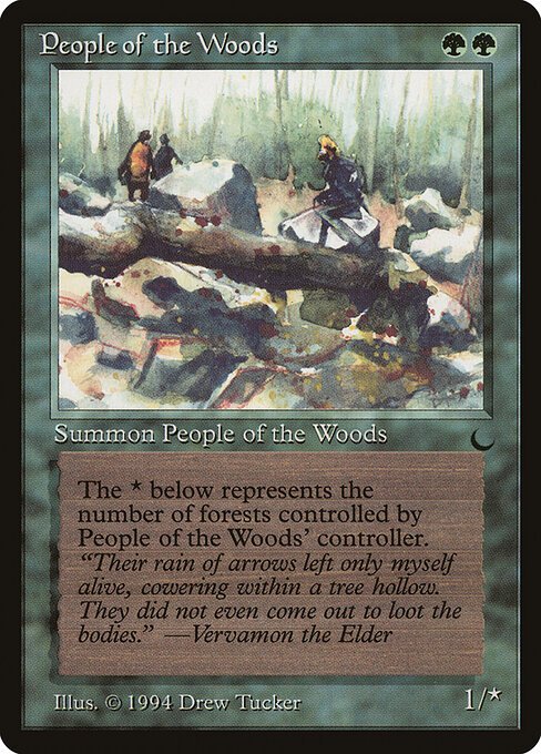 People of the Woods card from DRK #product-3556
