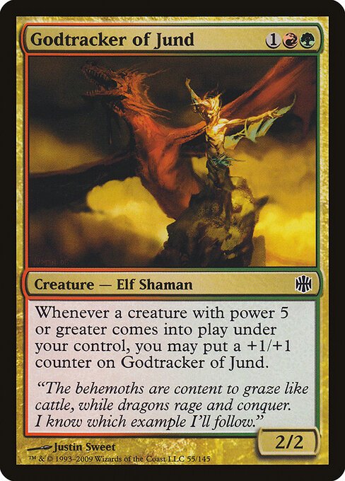 Godtracker of Jund card from ARB #55