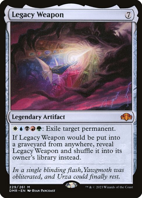 Legacy Weapon card from DMR #229