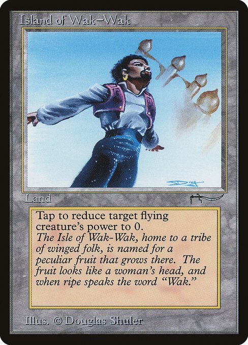 Island of Wak-Wak card from ARN #product-3205