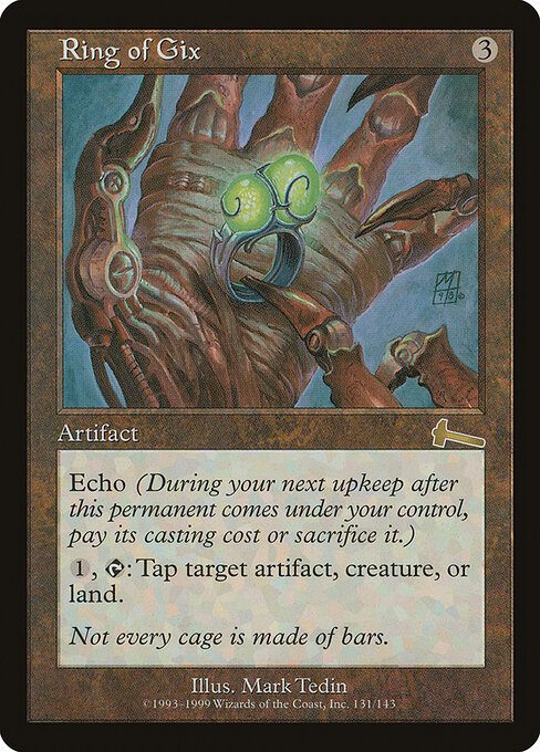 Ring of Gix card from ULG #131