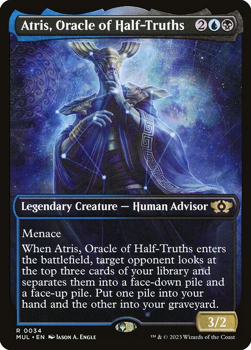 Atris, Oracle of Half-Truths card from MUL #34