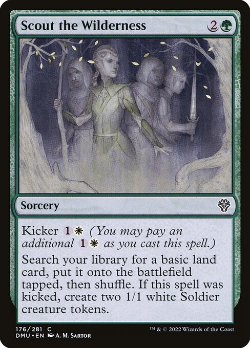 Scout the Wilderness card from DMU #176