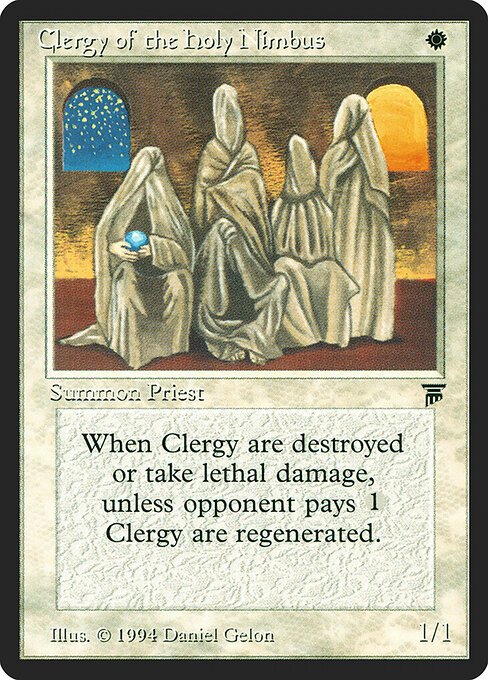 Clergy of the Holy Nimbus card from LEG #product-3828