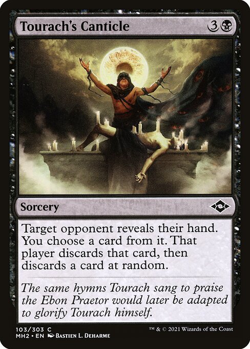 Tourach's Canticle card from MH2 #103