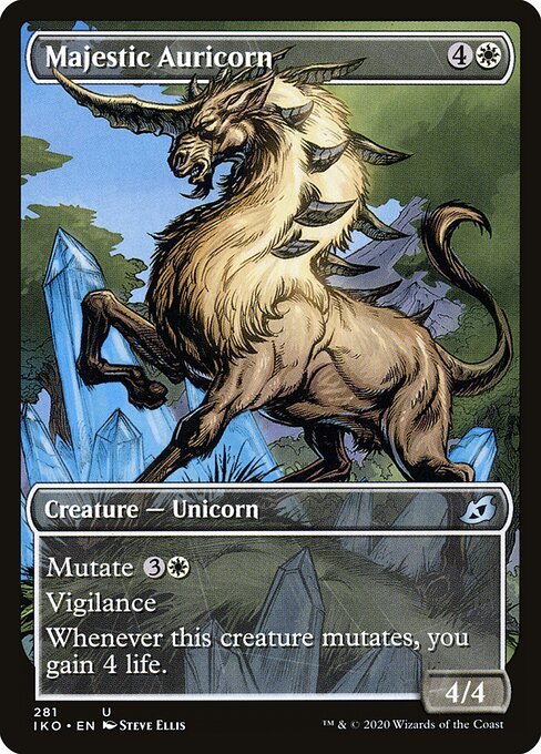 Majestic Auricorn card from IKO #281