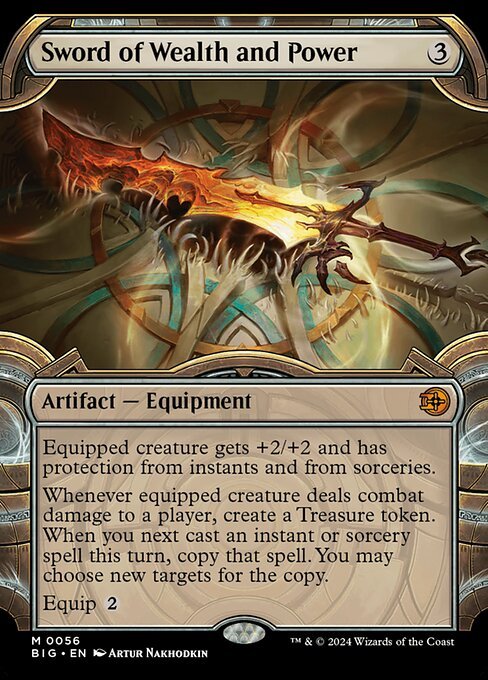 Sword of Wealth and Power card from BIG #56