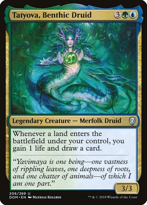Tatyova, Benthic Druid card from DOM #206