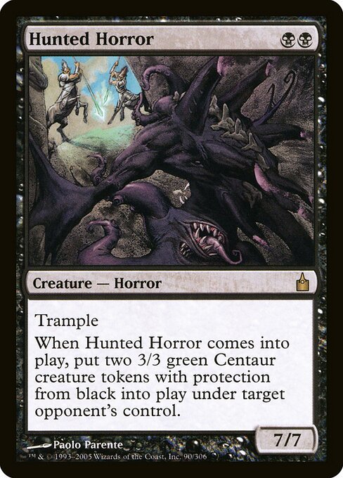 Hunted Horror card from RAV #90